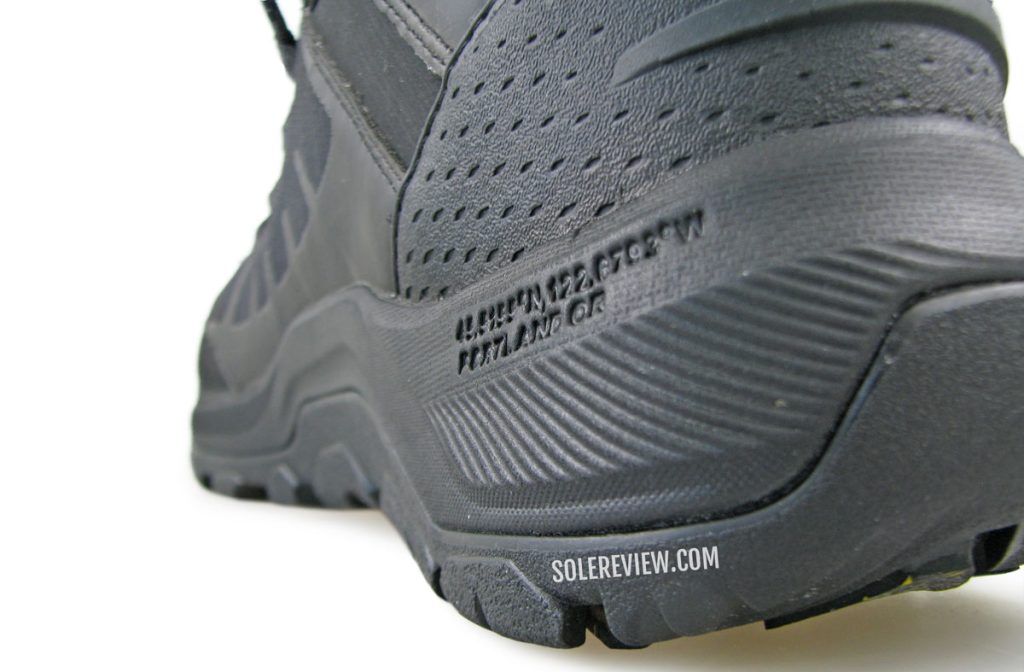 The EVA midsole of the Keen Revel IV EXP Polar Mid boot.