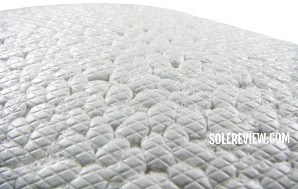 The Pwrrun+ insole of the Saucony Peregrine 12.