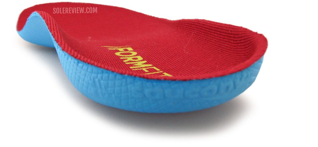 The EVA foam insole of the Saucony Kinvara 13.