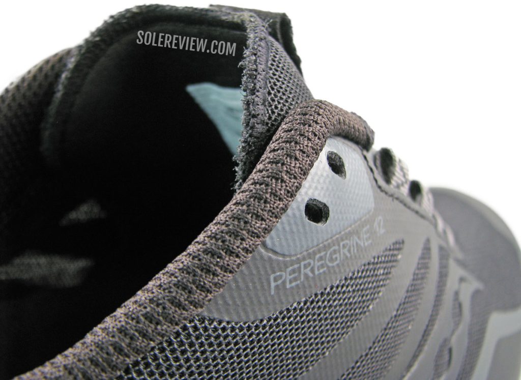 The tongue thickness of the Saucony Peregrine 12.