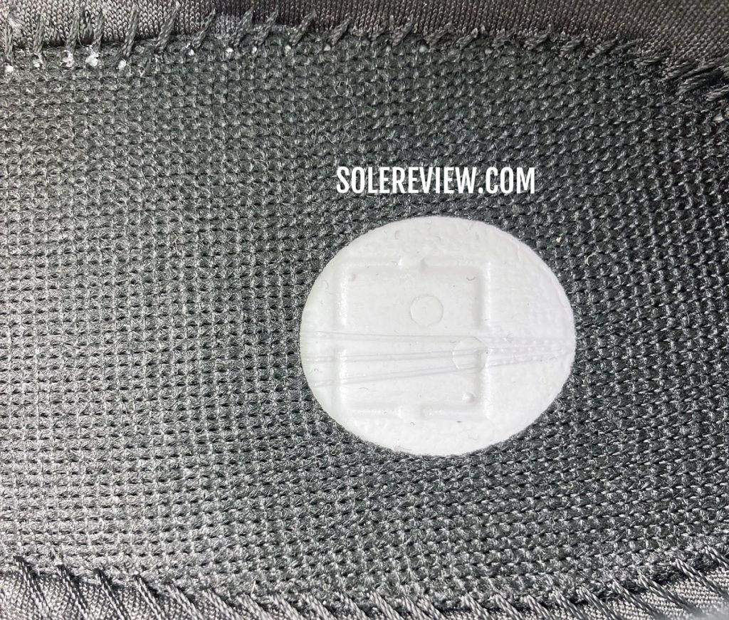 The fabric lasting of the adidas Solarglide 5.
