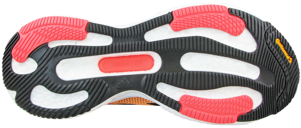 The outsole of the adidas Solarglide 5.