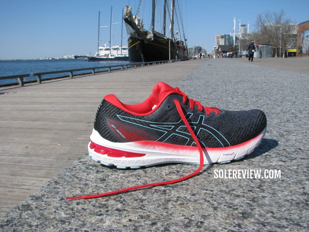 The Asics GT-2000 10 in an outdoor setting.