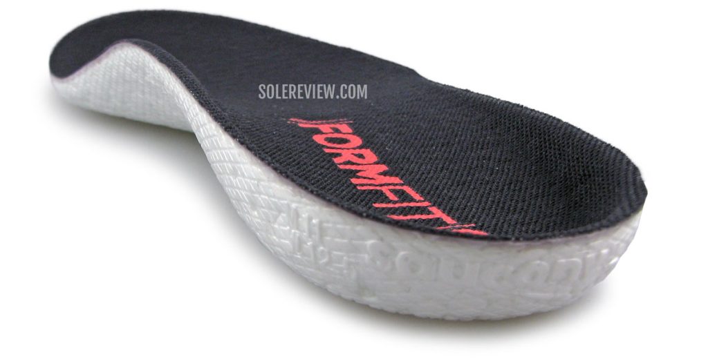 The removable Pwrrun+ footbed of the Saucony Ride 16.