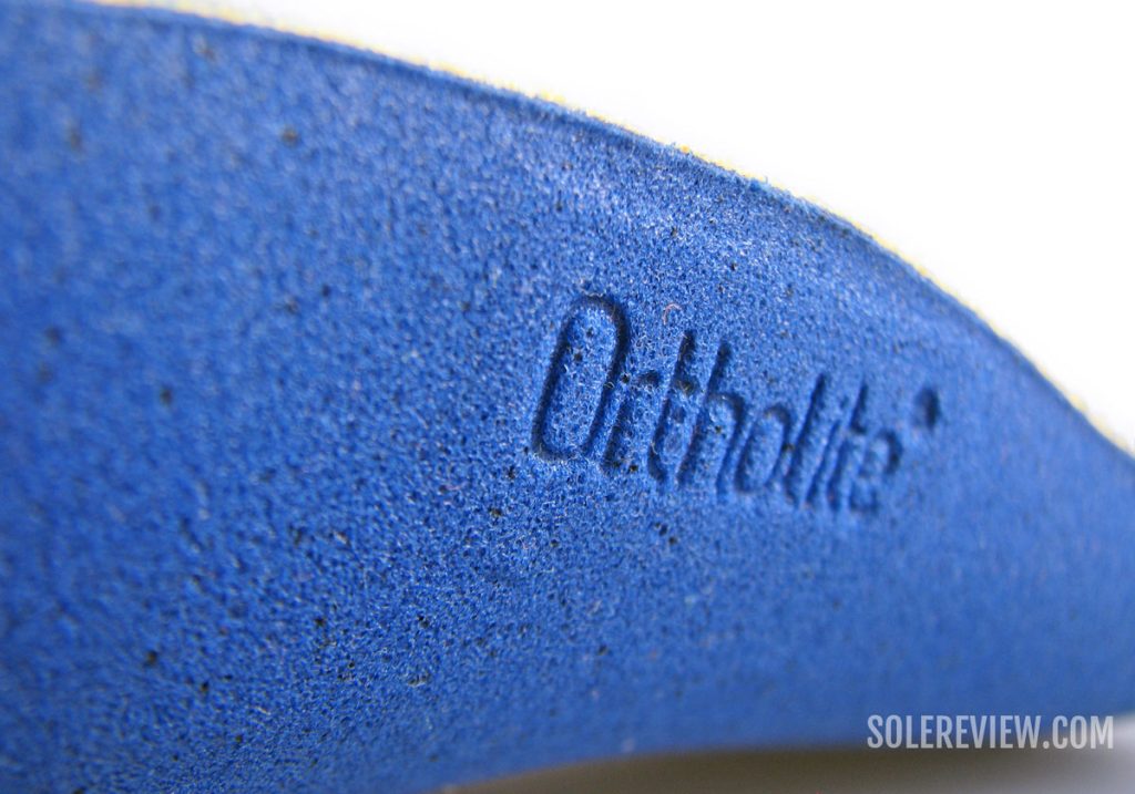 The Ortholite insole of the New Balance Fresh Foam X 1080 V12.
