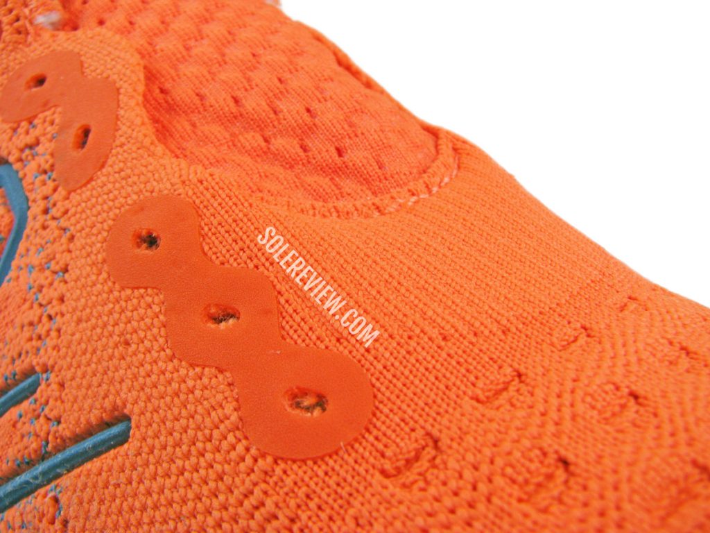 The upper of the New Balance Fresh Foam X 1080 V12.