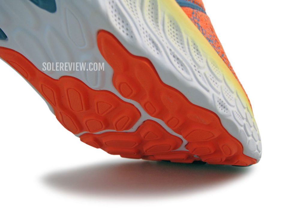 The forefoot of the New Balance Fresh Foam X 1080 V12.
