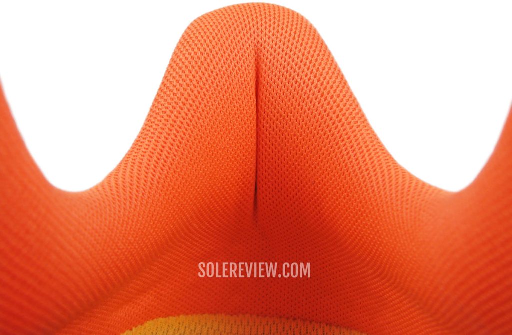 The heel collar of the New Balance Fresh Foam X 1080 V12.