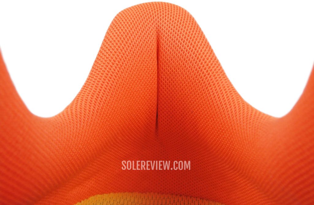 The heel collar of the New Balance Fresh Foam X 1080 V12.