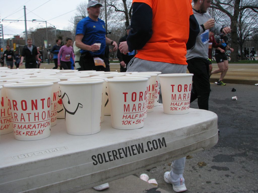 Toronto Marathon hydration