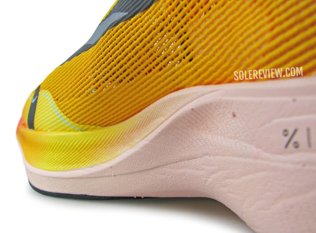 The inner midsole of the Nike Vaporfly Next% 2.