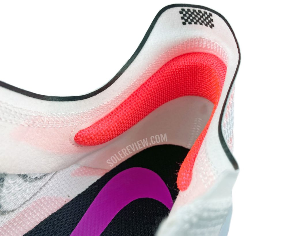 The heel grip of the Nike ZoomX Streakfly.