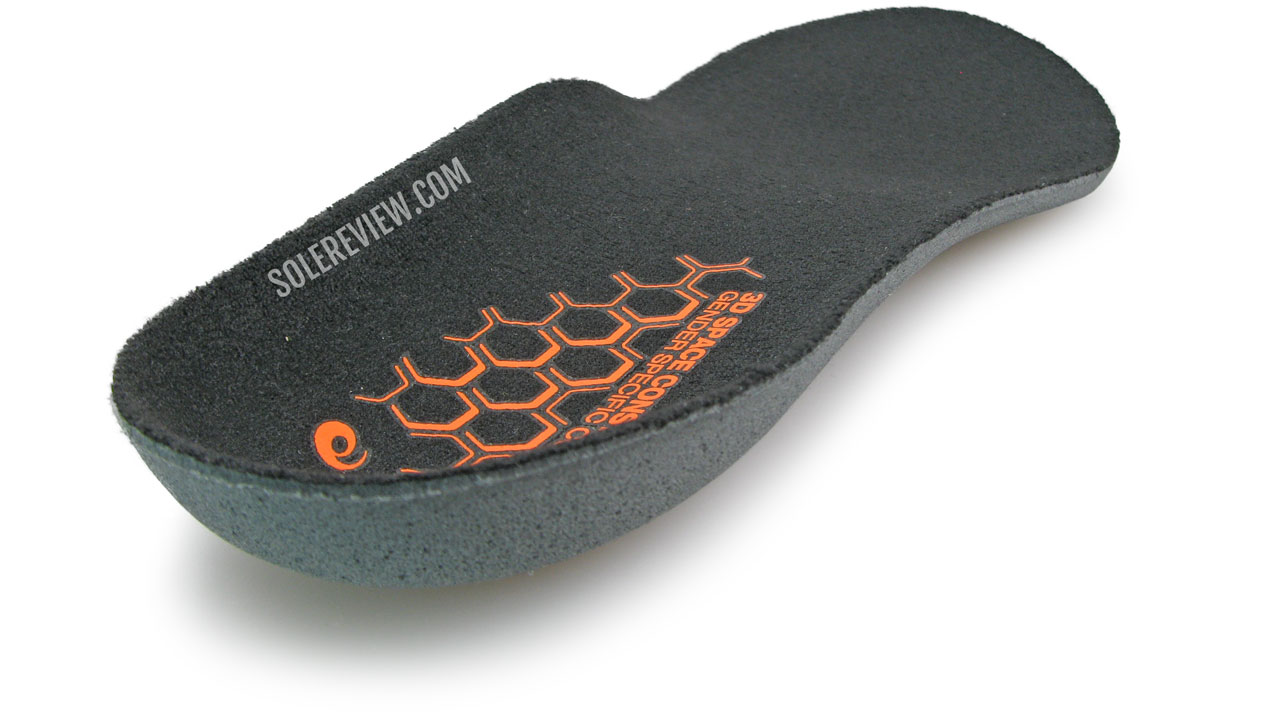 The removable footbed of the Asics Cumulus 24.