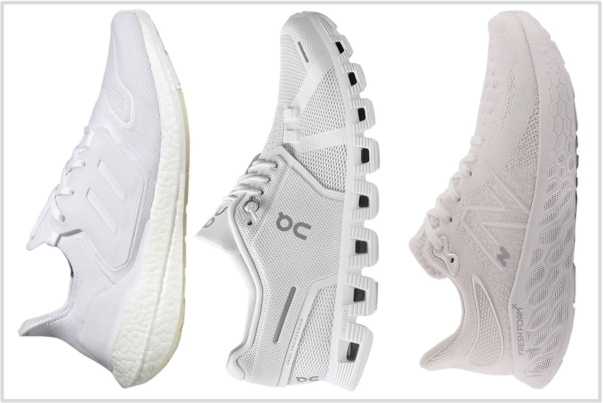 Best all white running shoes