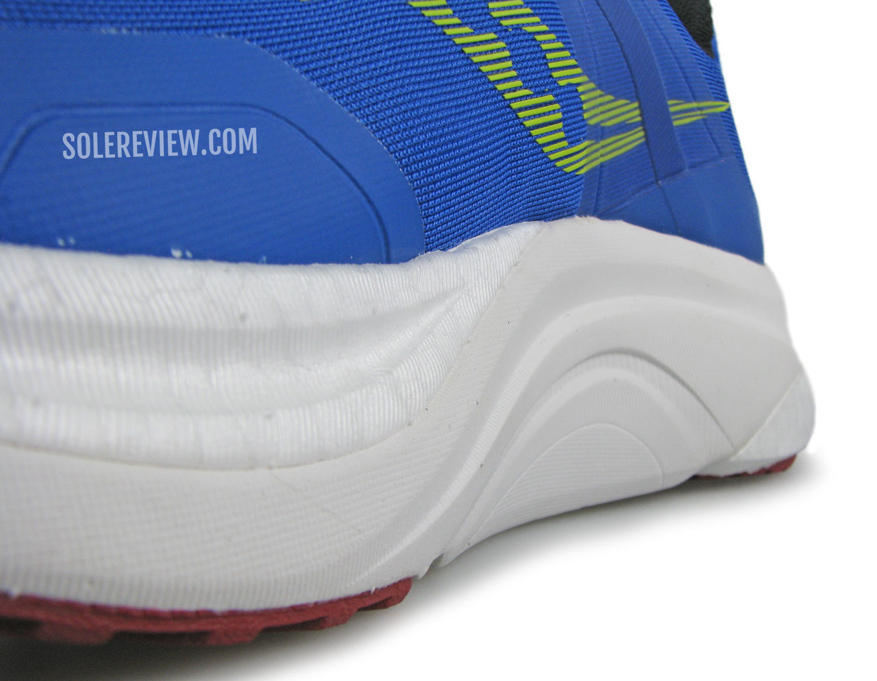 The medial side support of the Saucony Tempus.