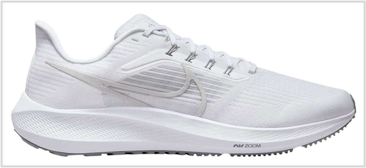 M- -White Mesh Running/Walking/Gym Sports Shoes For Men