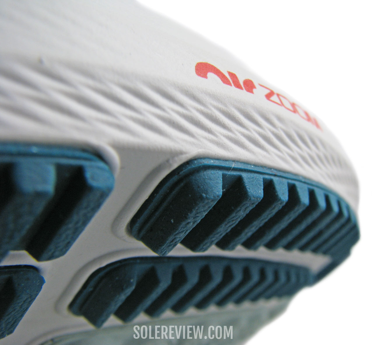 The outsole lugs of the Nike Pegasus 39.