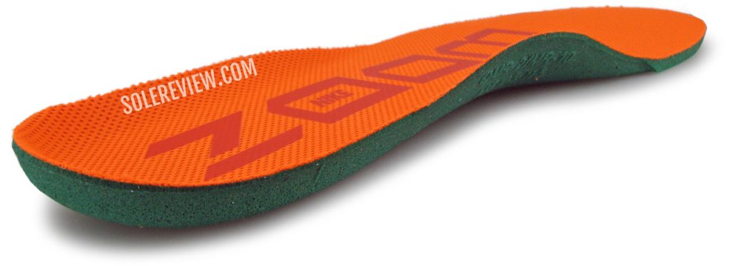The removable insole of the Nike Pegasus 40.