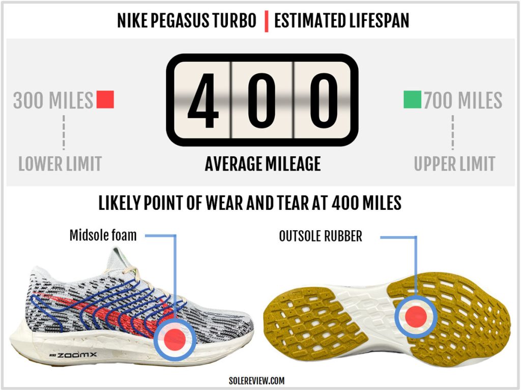 Is the Nike Pegasus Turbo Next Nature durable?