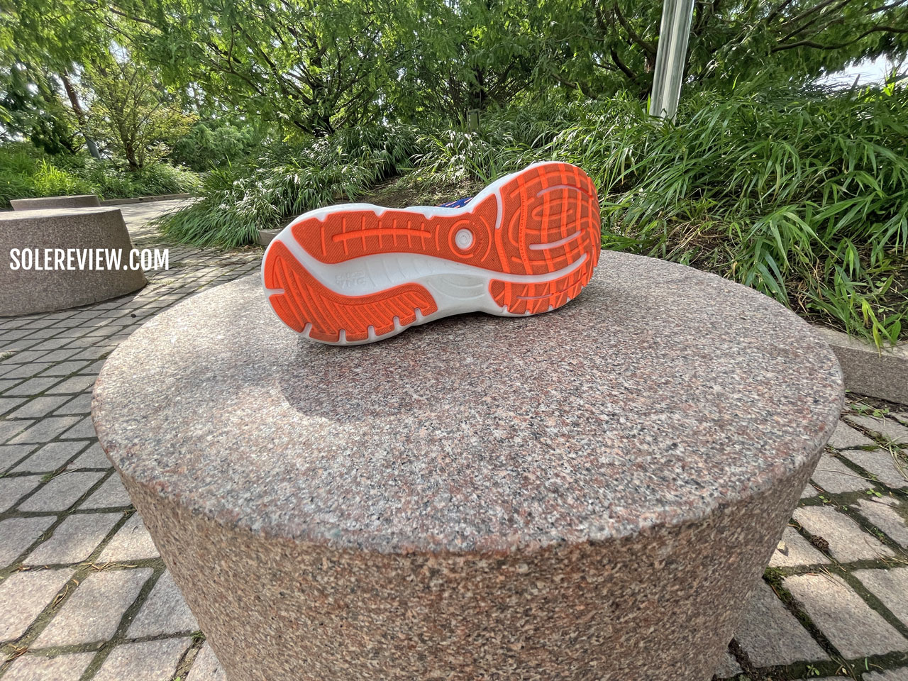 The Brooks Glycerin 20 in the outdoor.