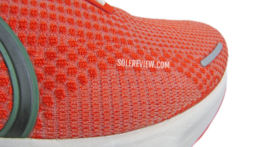 The upper mesh of the Nike ZoomX Invincible Run Flyknit 2.