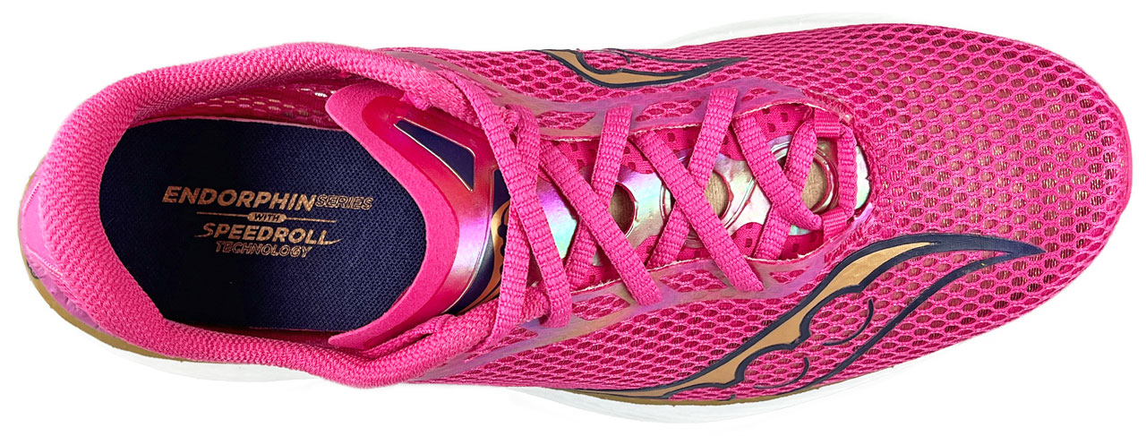 The top view of the Saucony Endorphin Pro 3.