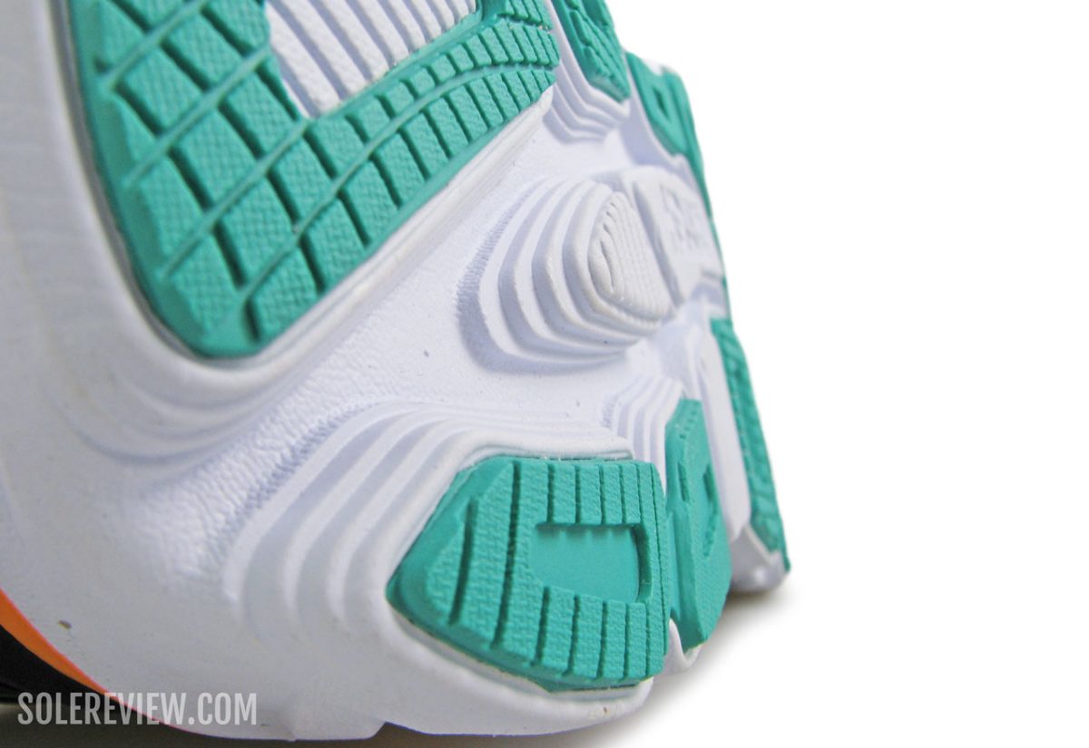 The transition groove of the Hoka Bondi 7.