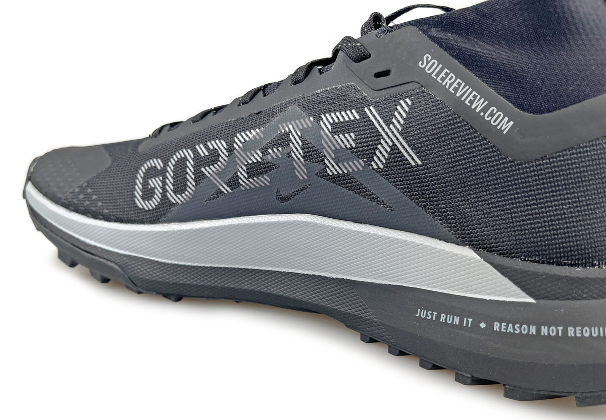 The inner side of the Nike Pegasus Trail 4 Gore-Tex.