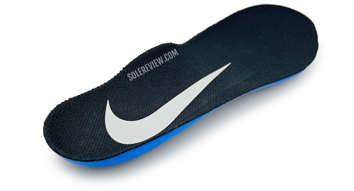 The removable insole of the Nike Pegasus Trail 4 Gore-Tex.