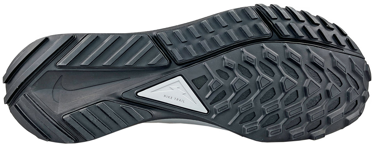 The outsole of the Nike Pegasus Trail 4.