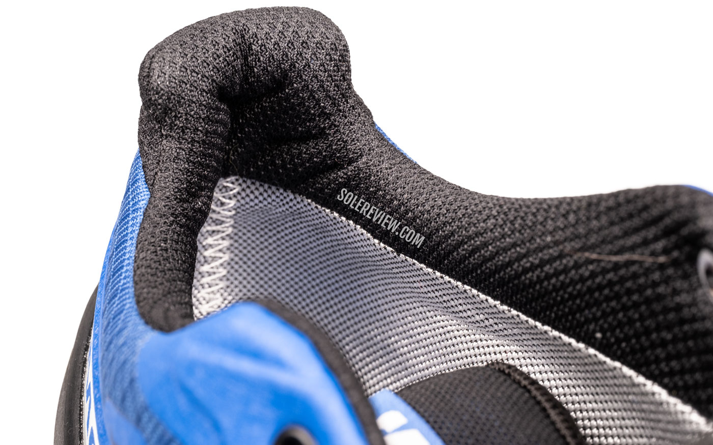 The heel collar of the Salomon Speedcross 6.