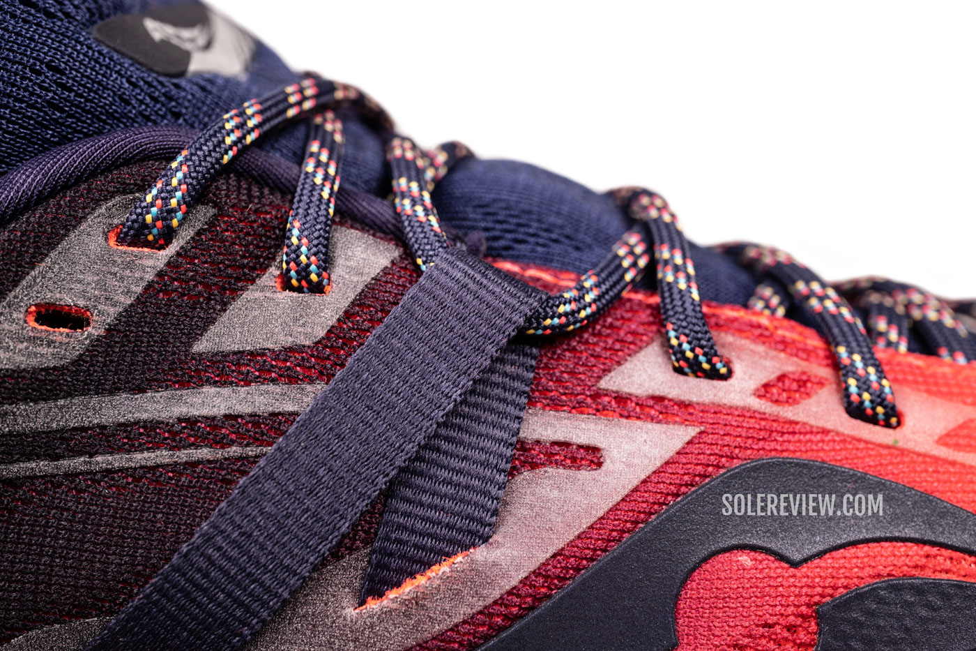 The lacing loop of the Saucony Triumph 20.