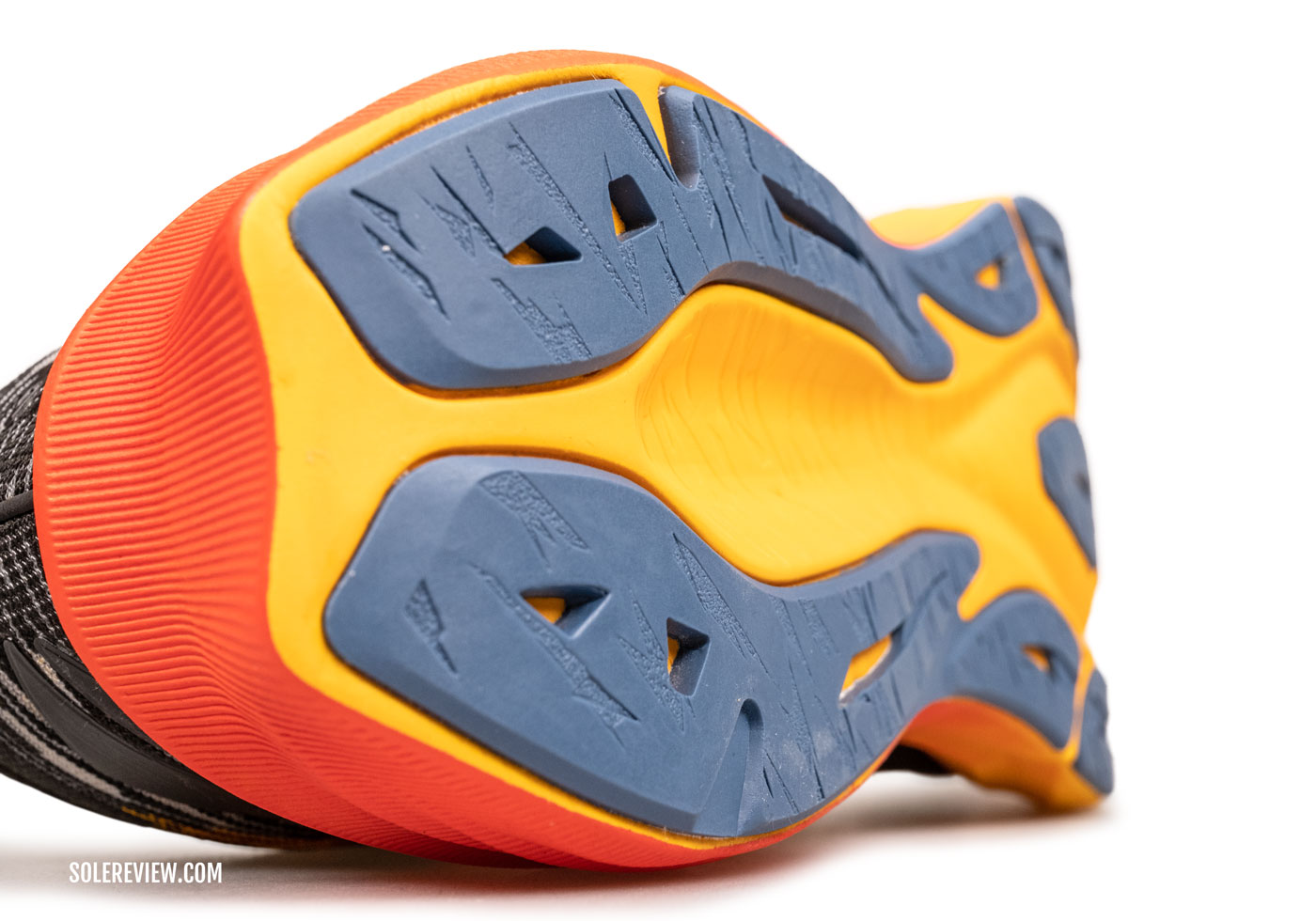 The transition groove of the Asics Novablast 3.