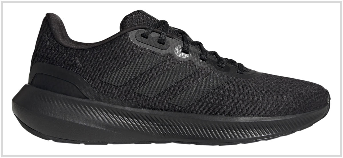 adidas Run Falcon 3 all black.
