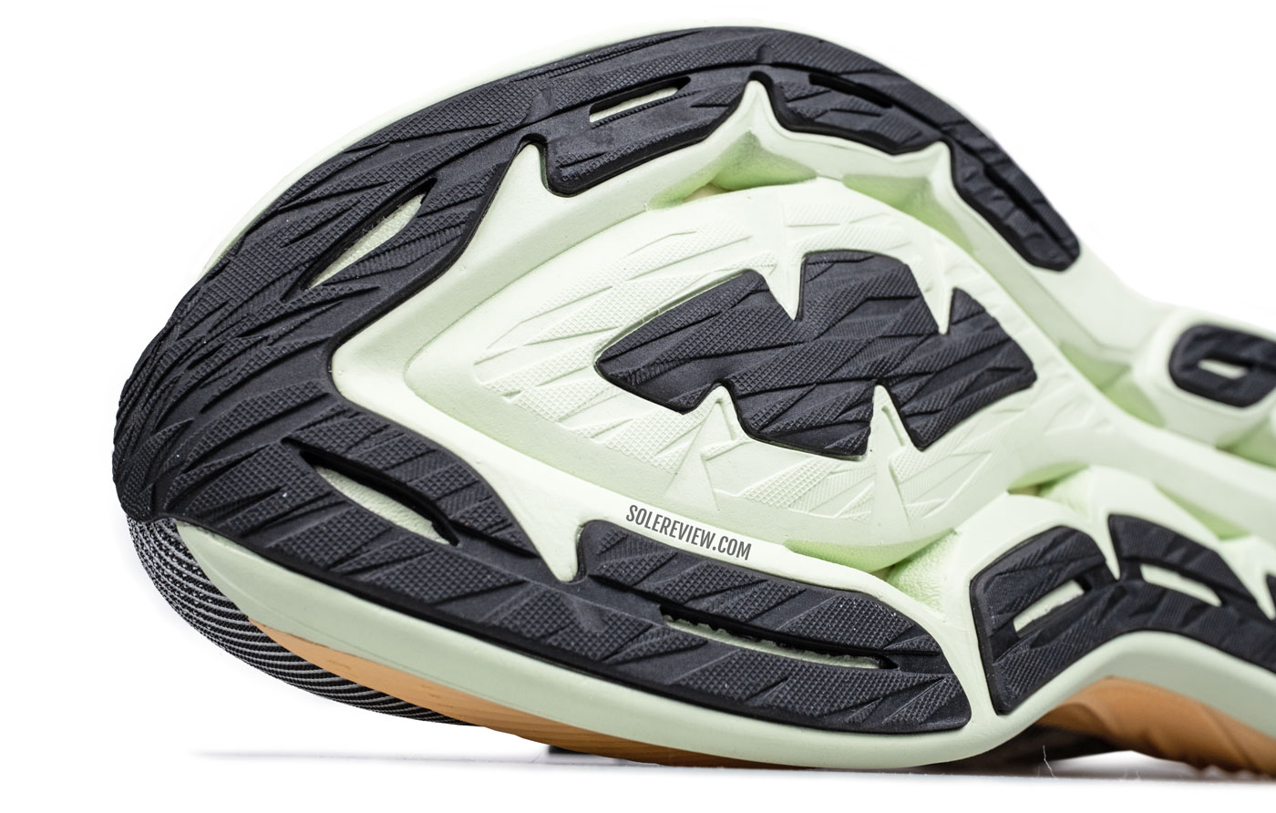 The forefoot outsole of the Asics Superblast.