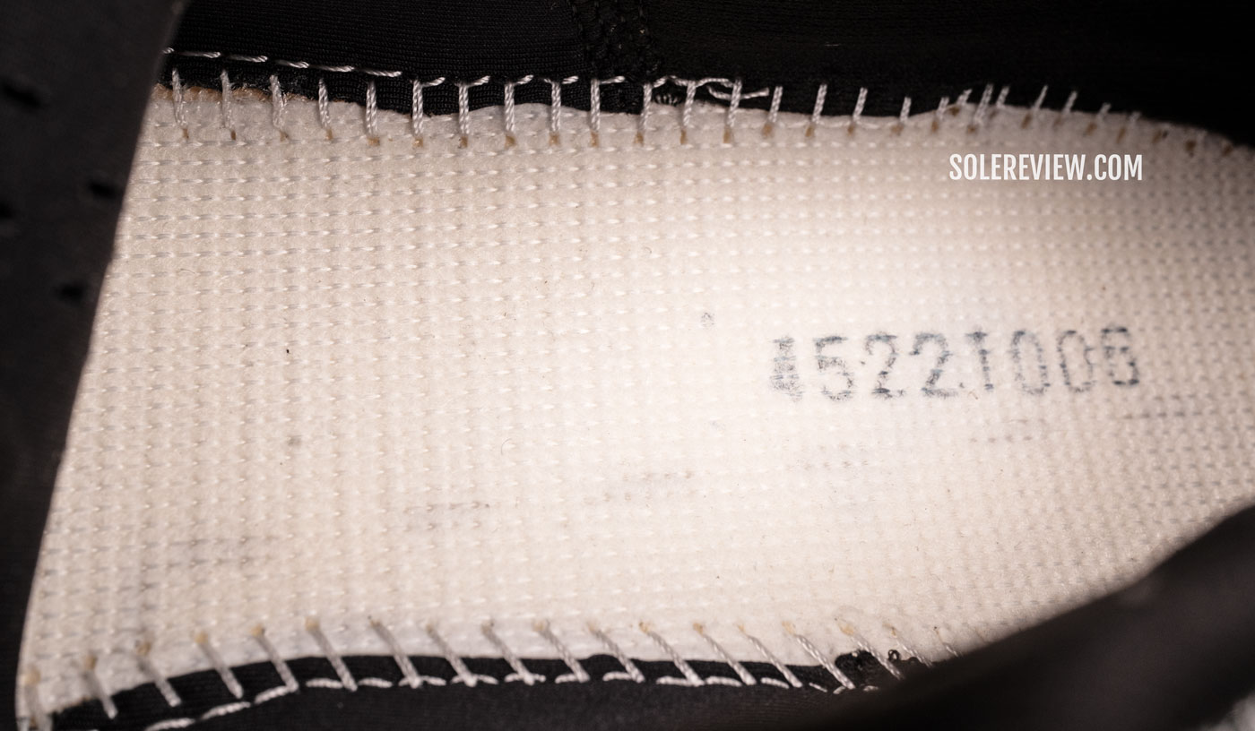 The fabric lasting of the Asics Superblast.