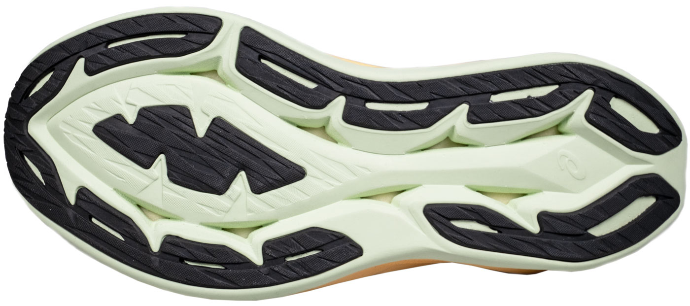 The outsole of the Asics Superblast.