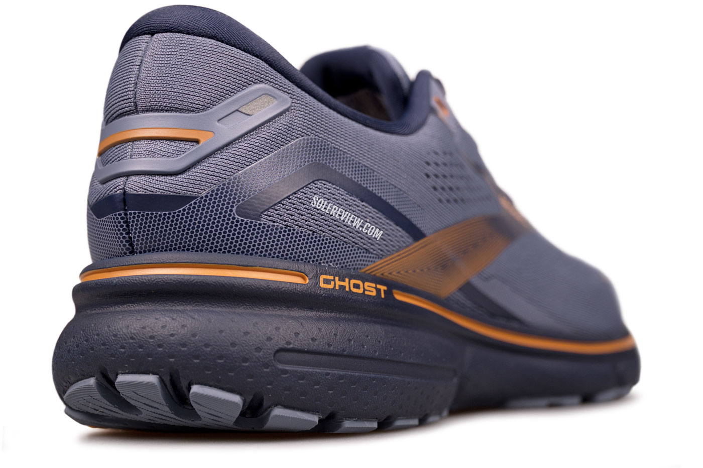 The midsole of the Brooks Ghost 15.