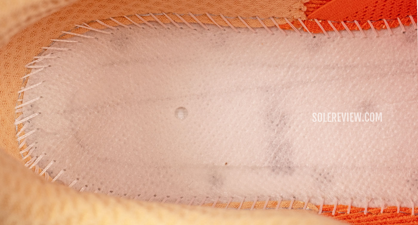 The fabric lasting of the Hoka Clifton 9.