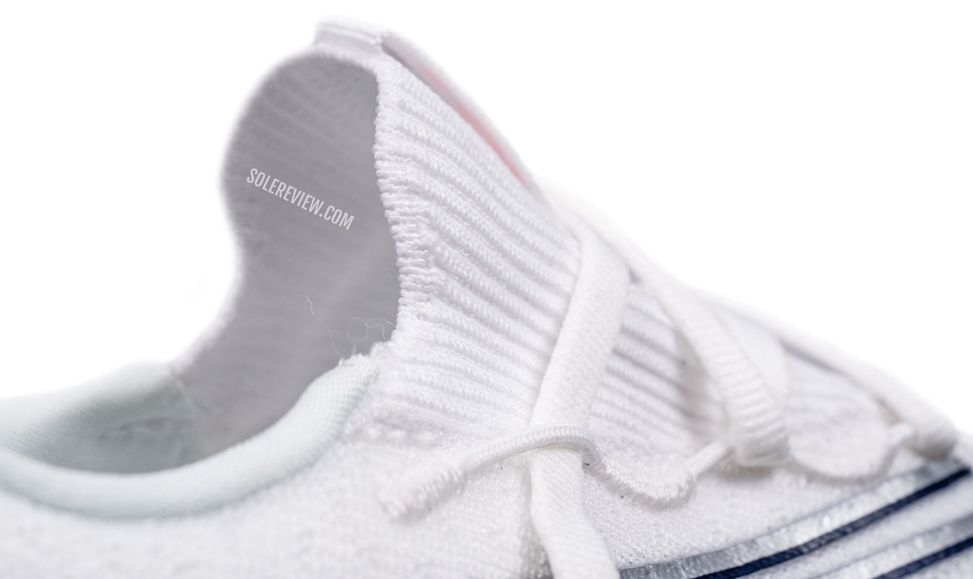 The bootie entry of the New Balance SC Elite V3.