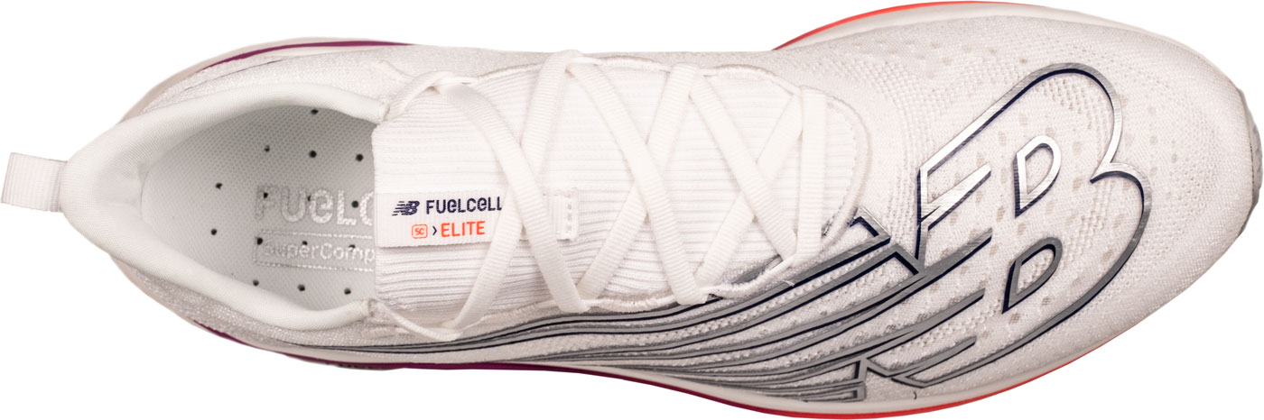 The top view of the New Balance SC Elite V3.
