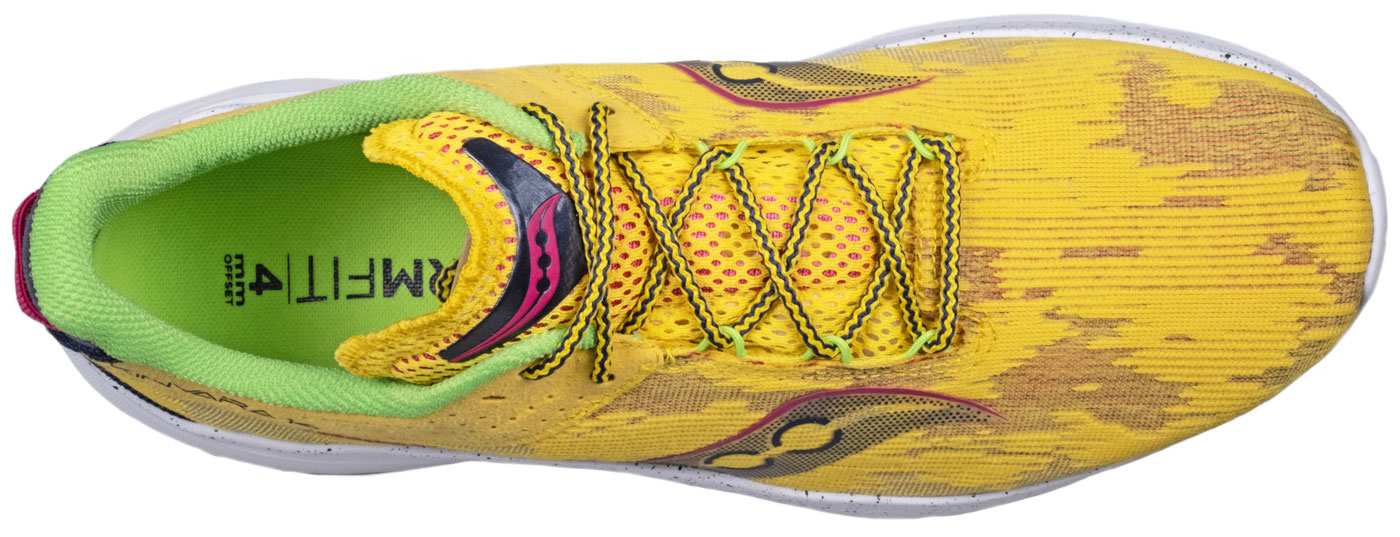 The top view of the Saucony Kinvara 14.