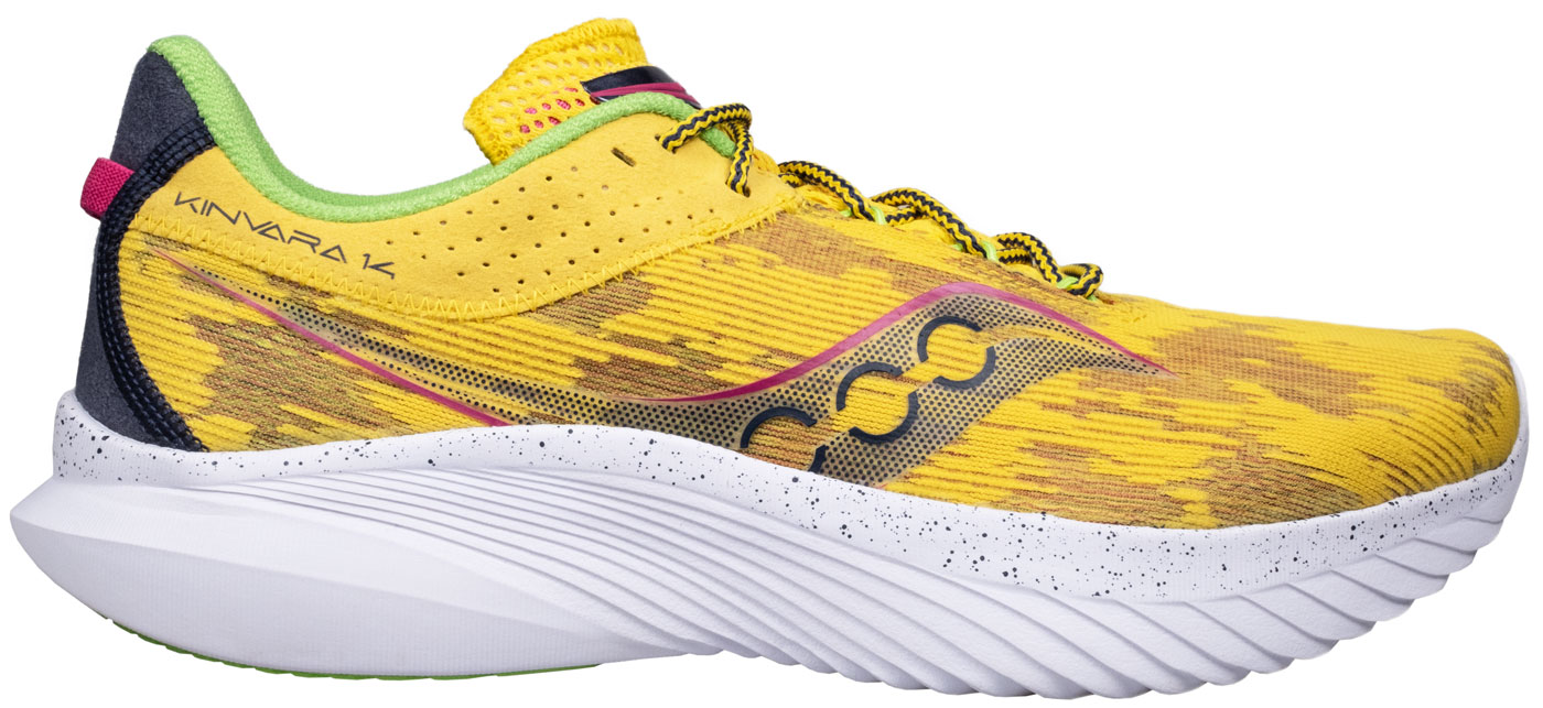 The side view of the Saucony Kinvara 14.