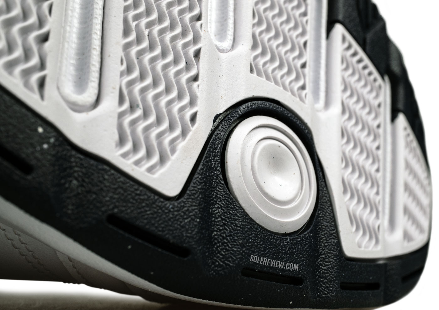 The pivot point of the Nike Monarch IV.