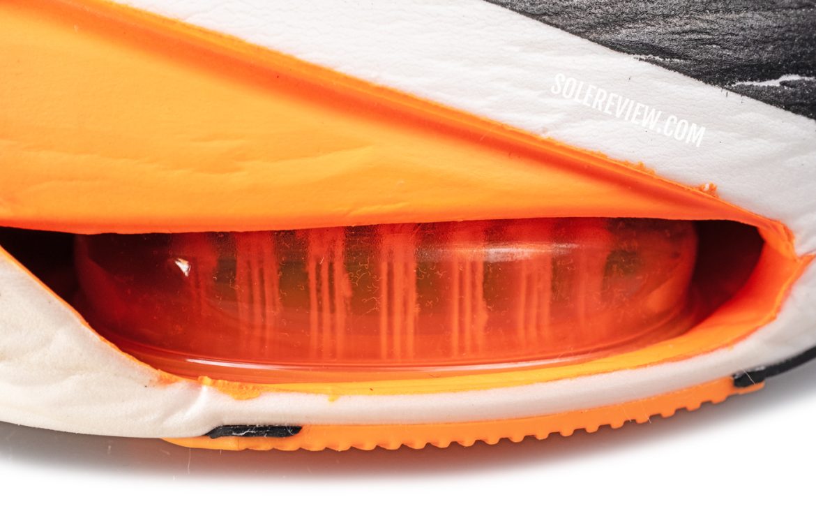 Nike_Alphafly_3_Zoom_Air The Zoom Air bag of the Nike Alphafly 3.