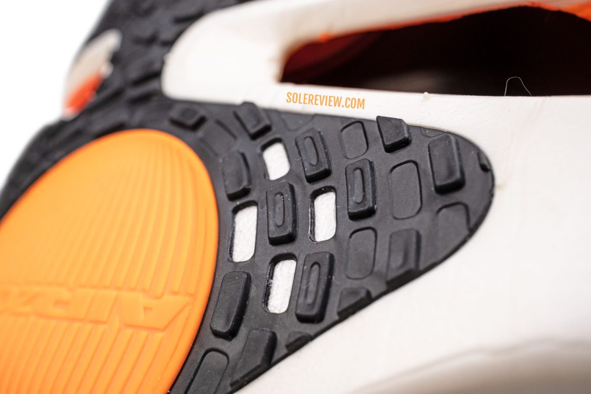 Nike_Alphafly_3_forefoot_outsole The forefoot outsole of the Nike Alphafly 3.