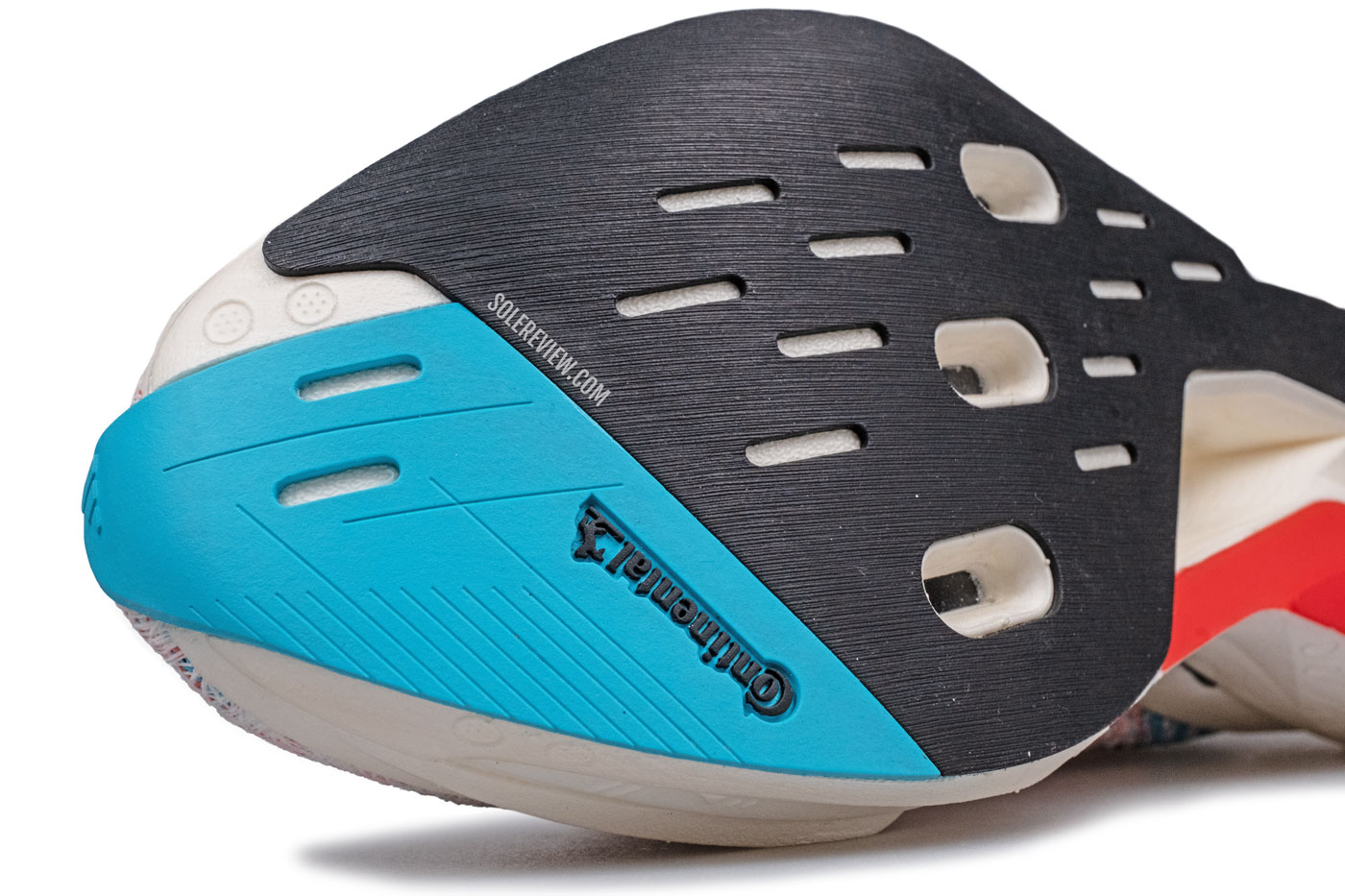 The forefoot outsole of the adidas Prime X2 Strung.