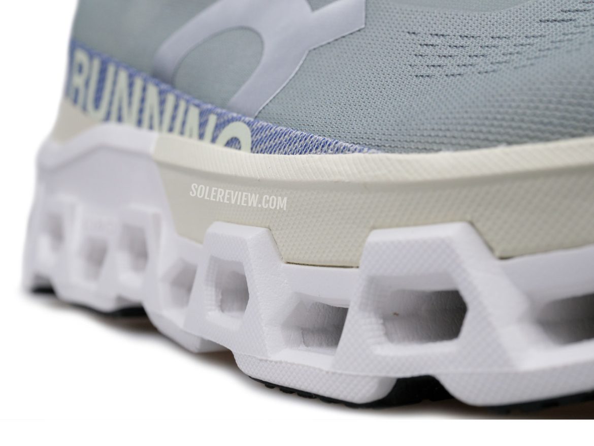 The dual density midsole of the ON Cloudmonster 2.
