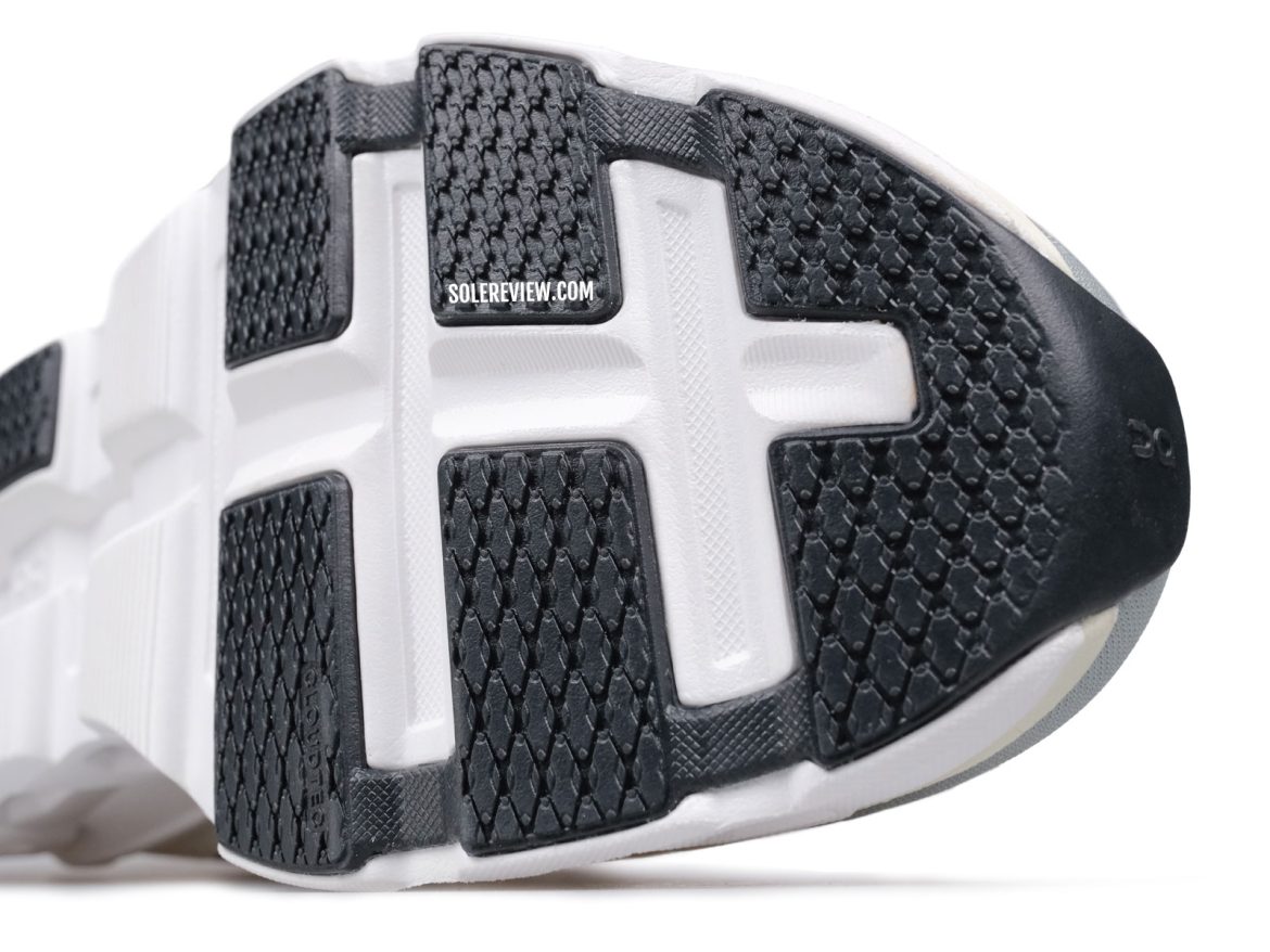 The forefoot outsole of the ON Cloudmonster 2.