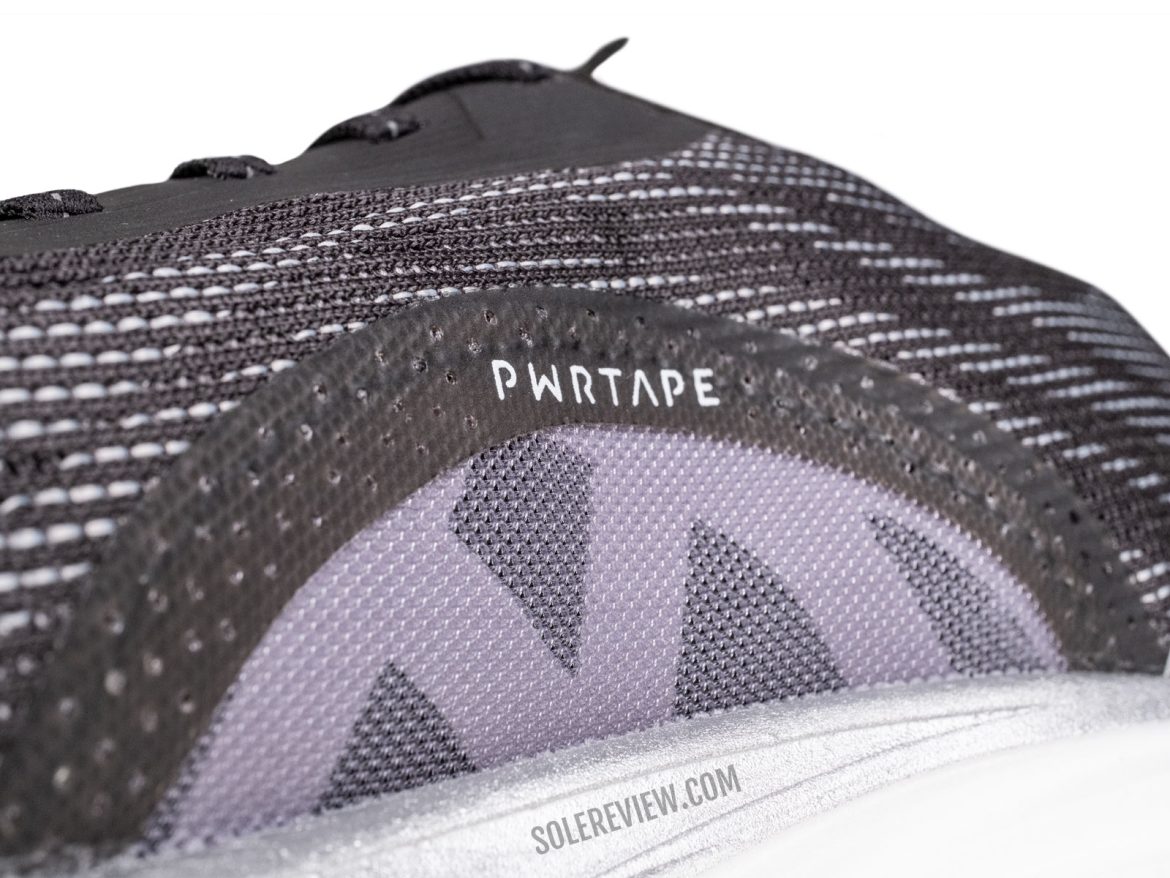 The Pwrtape upper of the Puma Velocity Nitro 3.